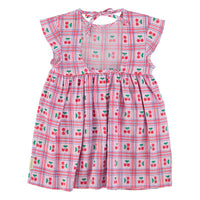 Piupiuchick Lilac Cherries All Over Dress