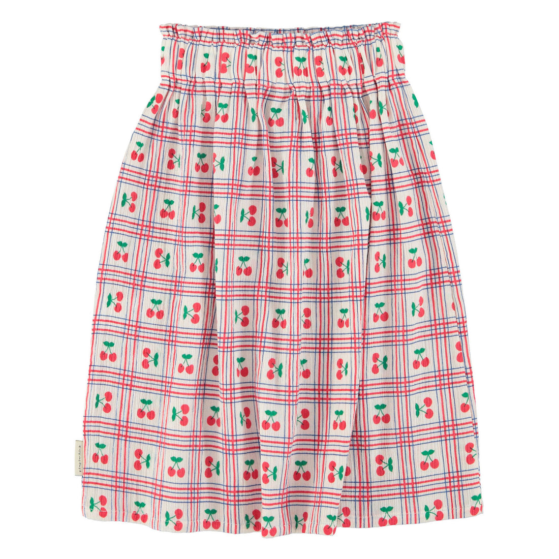 Piupiuchick Ecru Cherries All Over Long Skirt