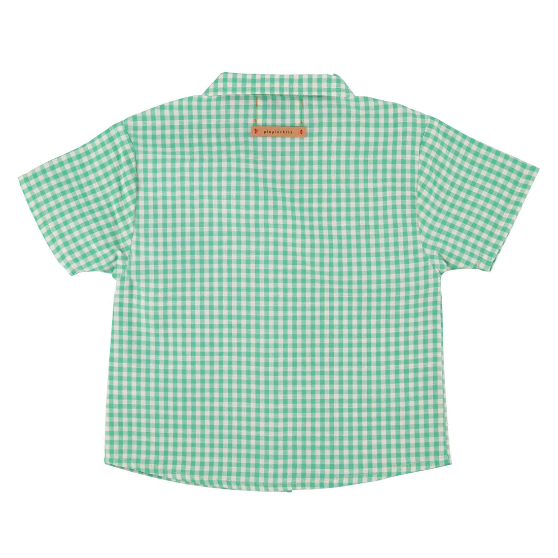 Piupiuchick Green/Ecru Checkered Hawaiian Shirt