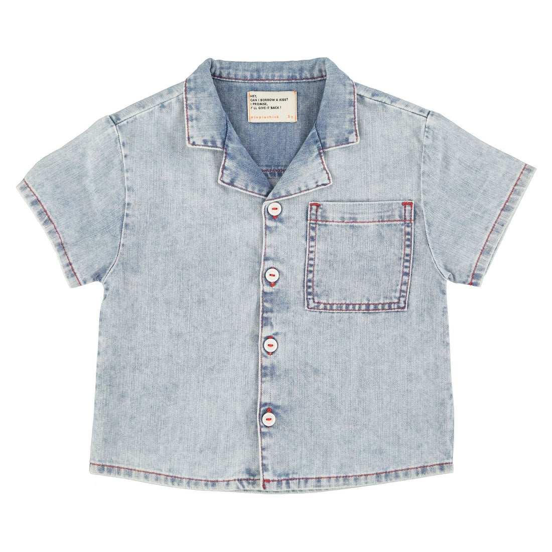 Piupiuchick Blue/Light Denim Hawaiian Shirt