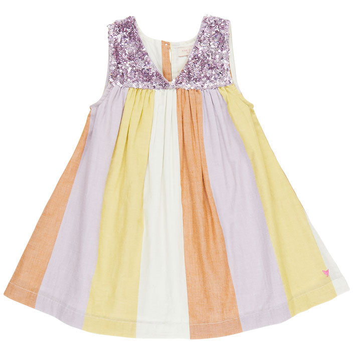 Pink Chicken Desert Stripe Courtney Dress