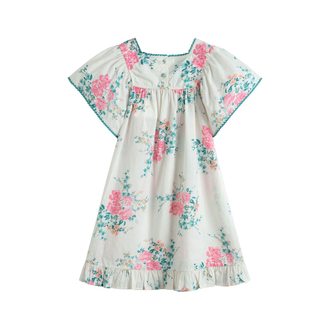 Cera Una Volta Pink Roses Luna Dress