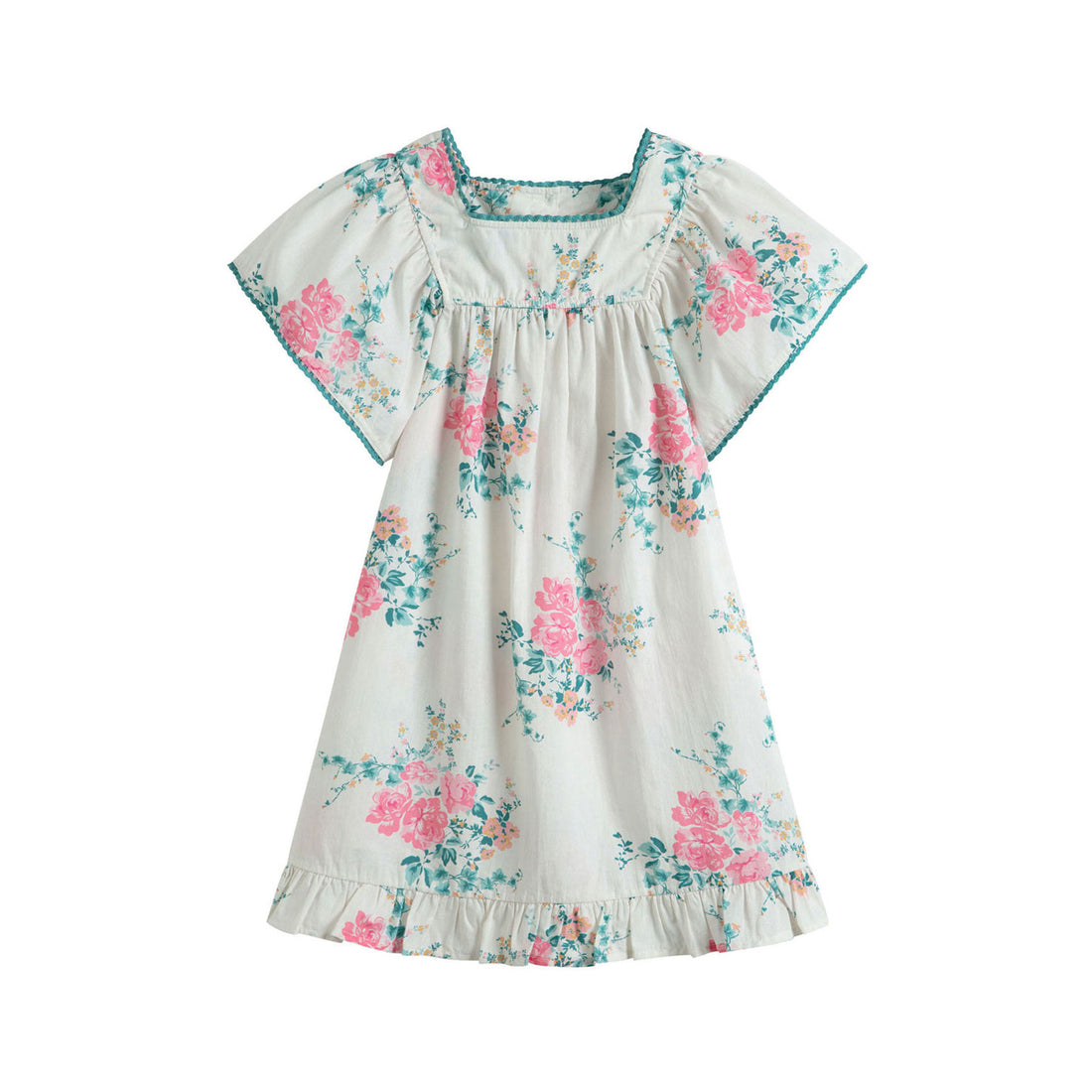 Cera Una Volta Pink Roses Luna Dress