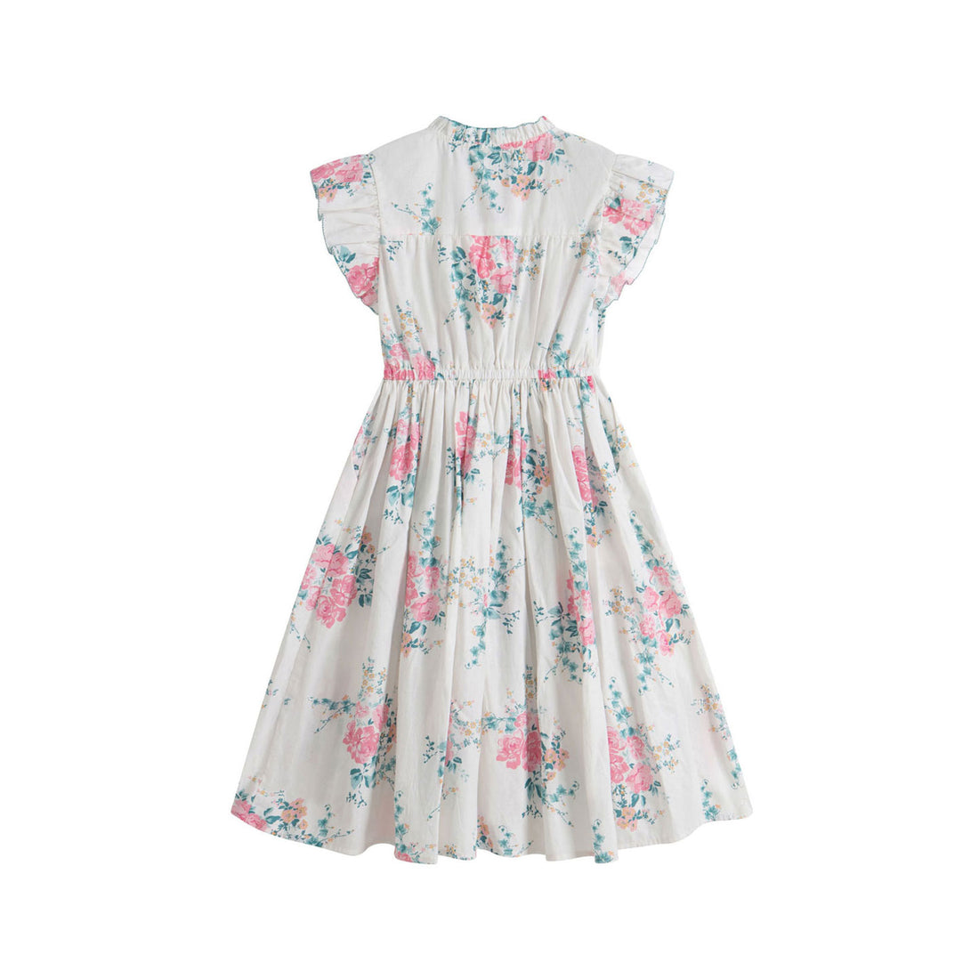 Cera Una Volta Pink Roses Delphine Dress
