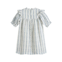 Cera Una Volta Blue Stripes Raffaella Dress