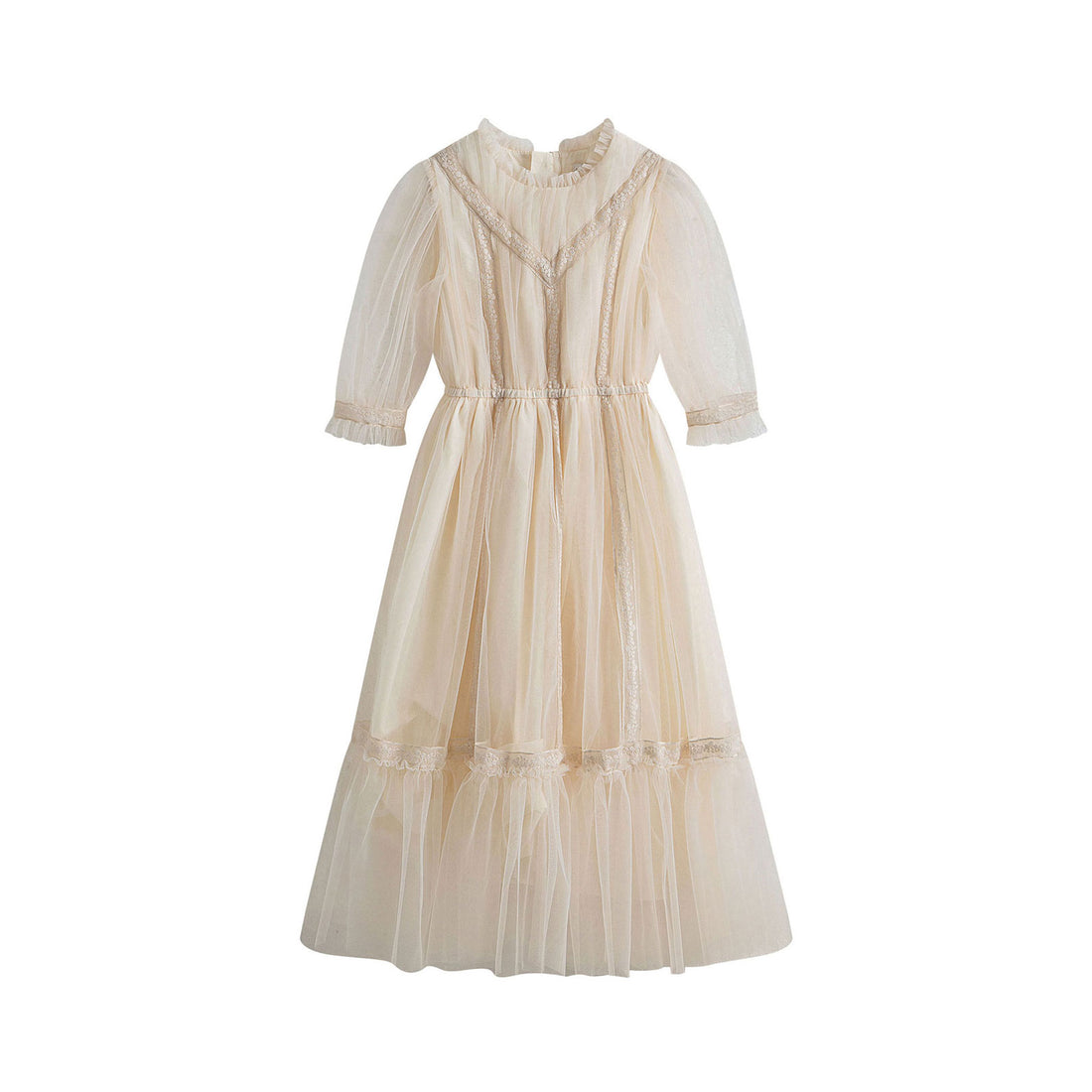 Cera Una Volta Cream Donna Dress
