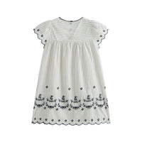 Cera Una Volta Black Stripes Lucilla Dress