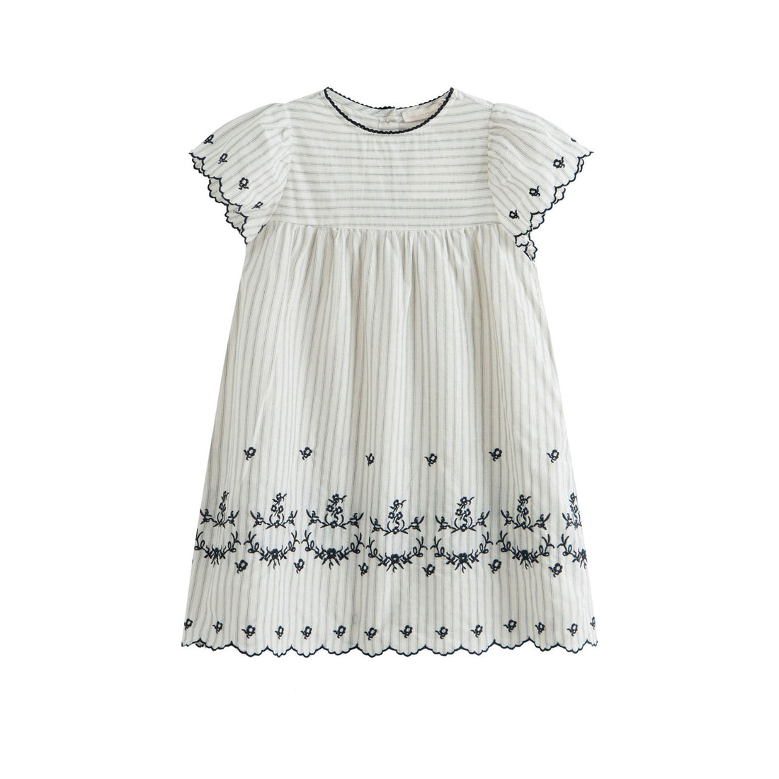 Cera Una Volta Black Stripes Lucilla Dress