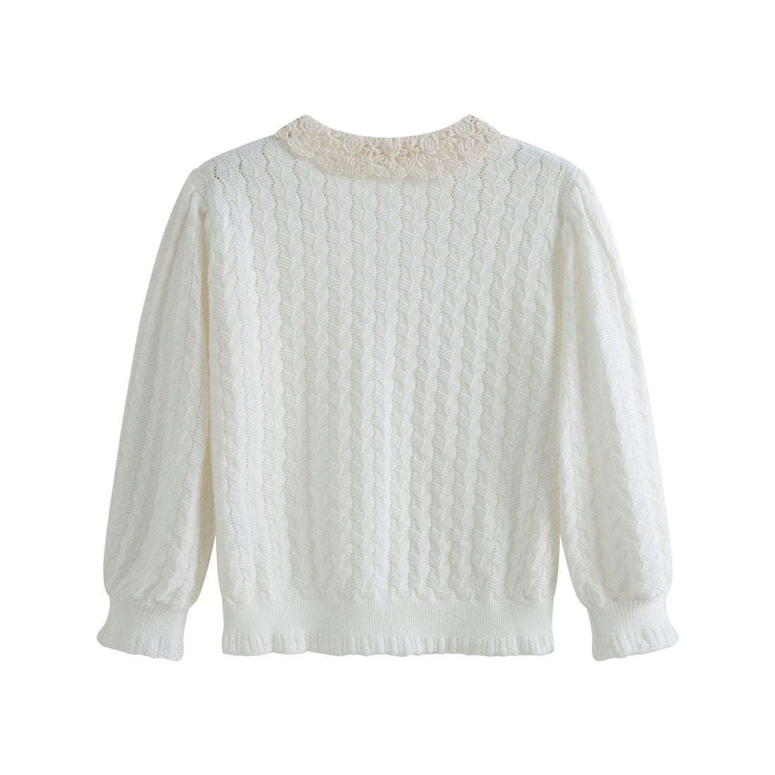 Cera Una Volta White Adelia Cardigan