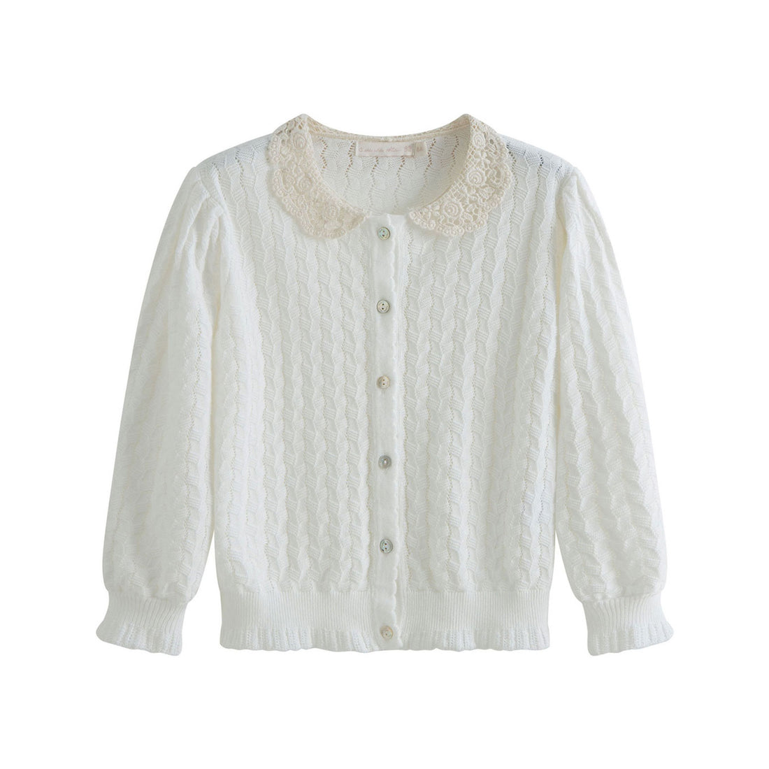 Cera Una Volta White Adelia Cardigan