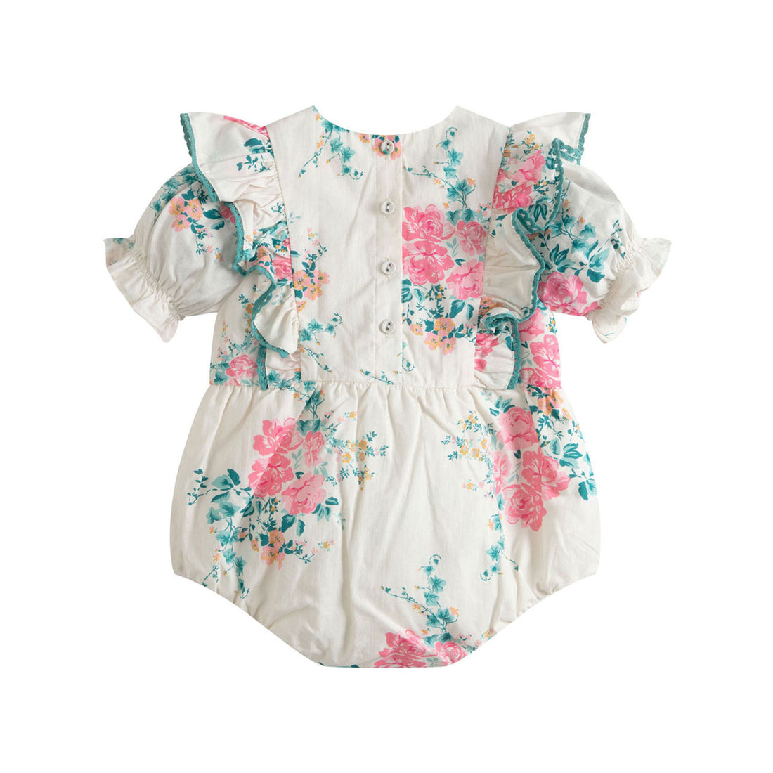 Cera Una Volta Pink Roses Nina Romper