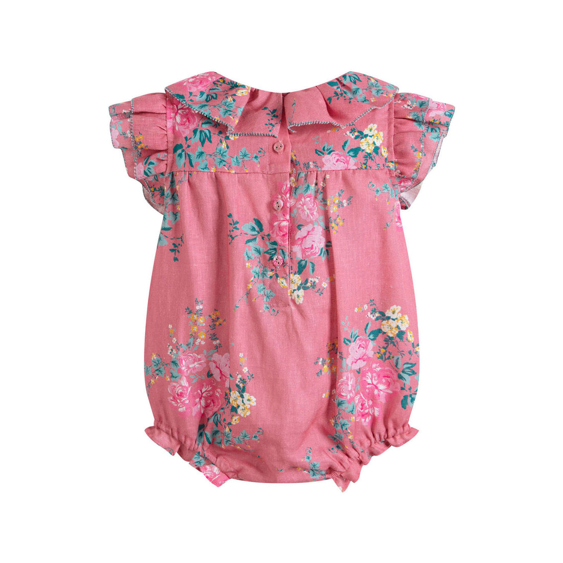 Cera Una Volta Pink Flowers Roberta Romper