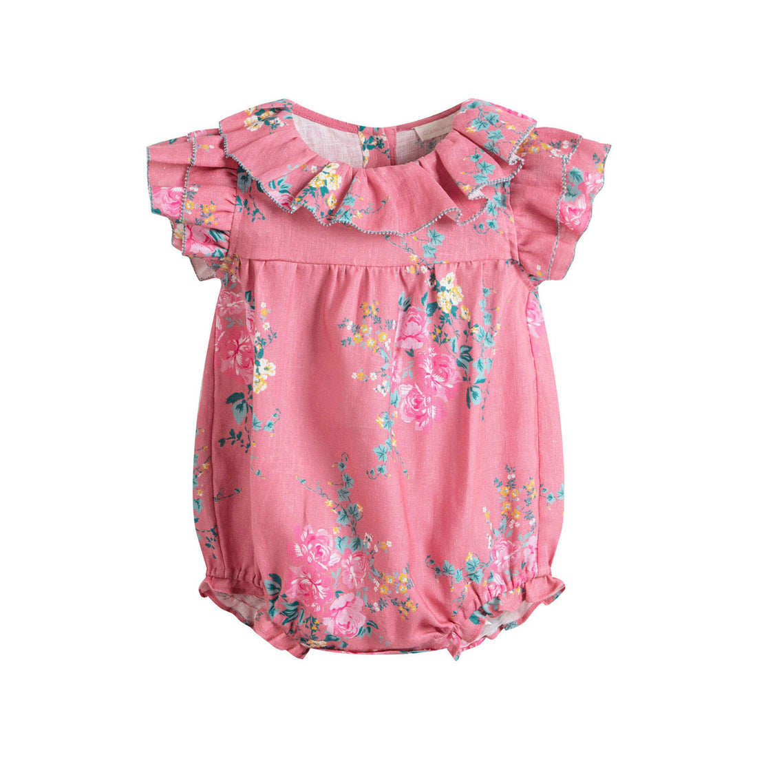 Cera Una Volta Pink Flowers Roberta Romper