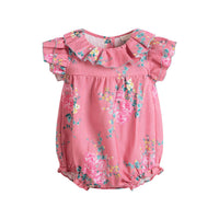 Cera Una Volta Pink Flowers Roberta Romper