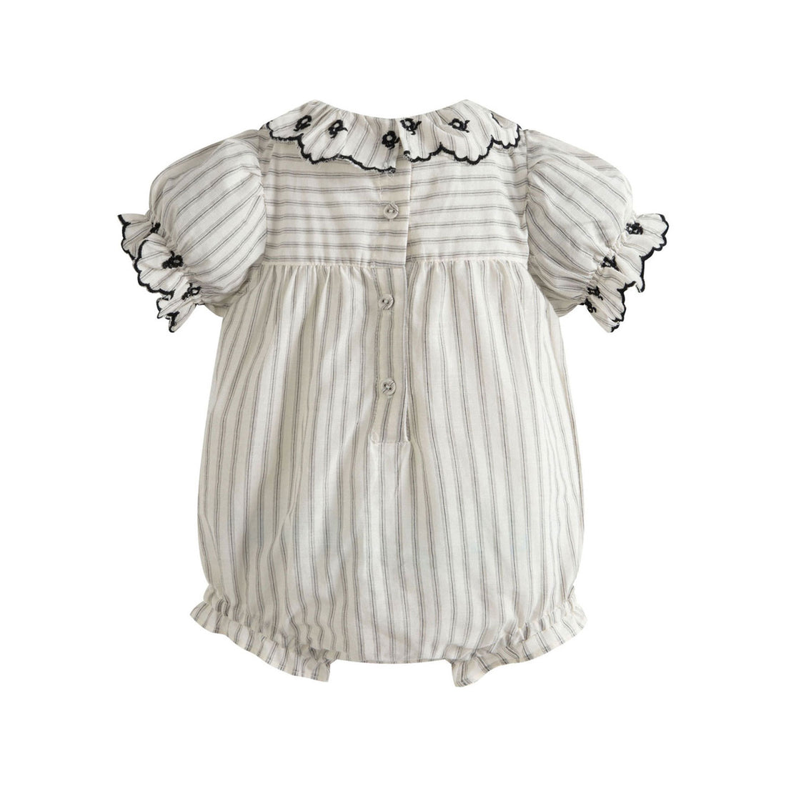 Cera Una Volta Black Stripes Agapi Romper
