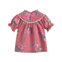 Cera Una Volta Pink Flowers Kaya Shirt