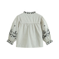 Cera Una Volta Black Stripes Tiffany Shirt