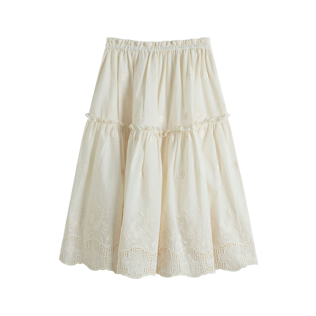 Cera Una Volta Cream Patricia Skirt