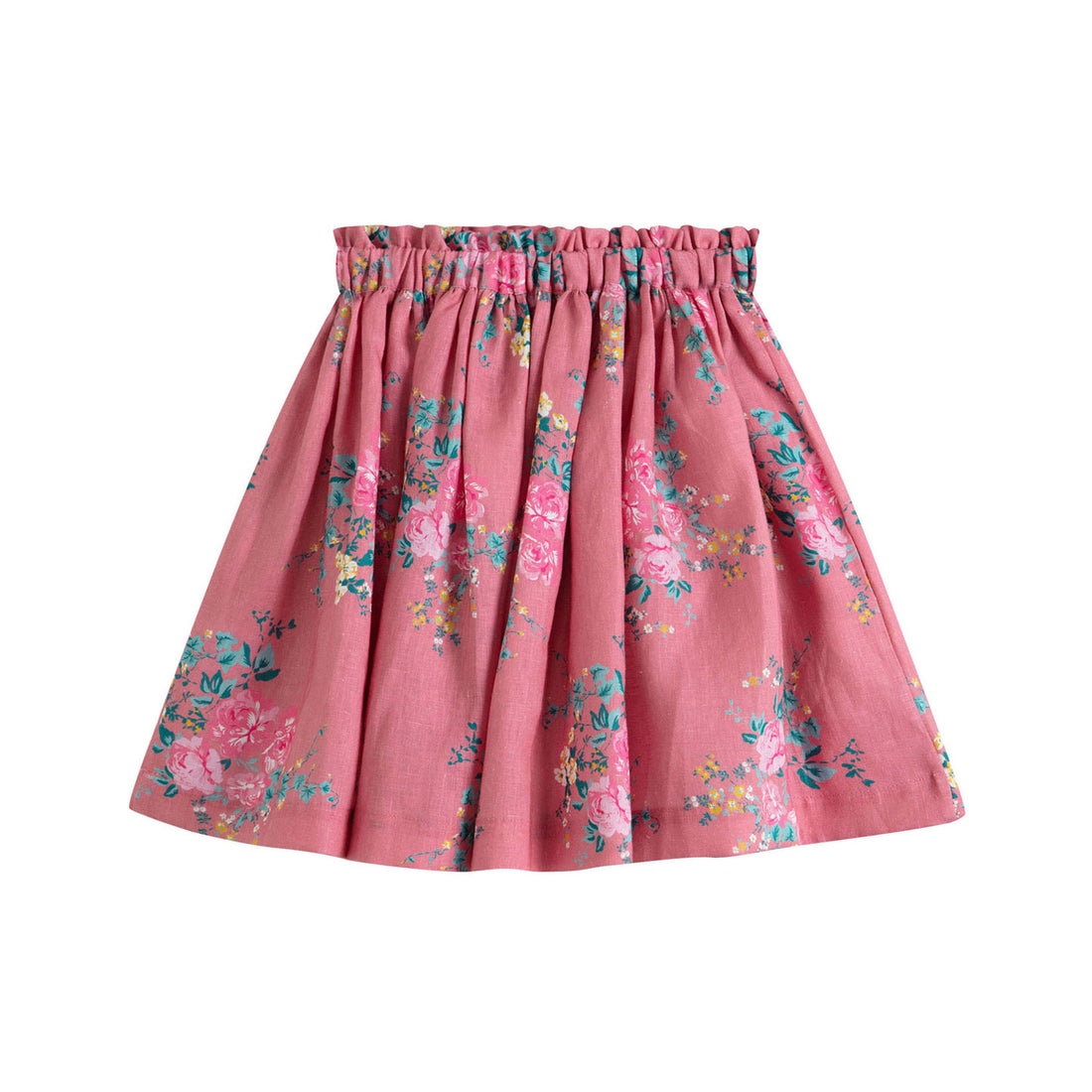Cera Una Volta Pink Flowers July Skirt