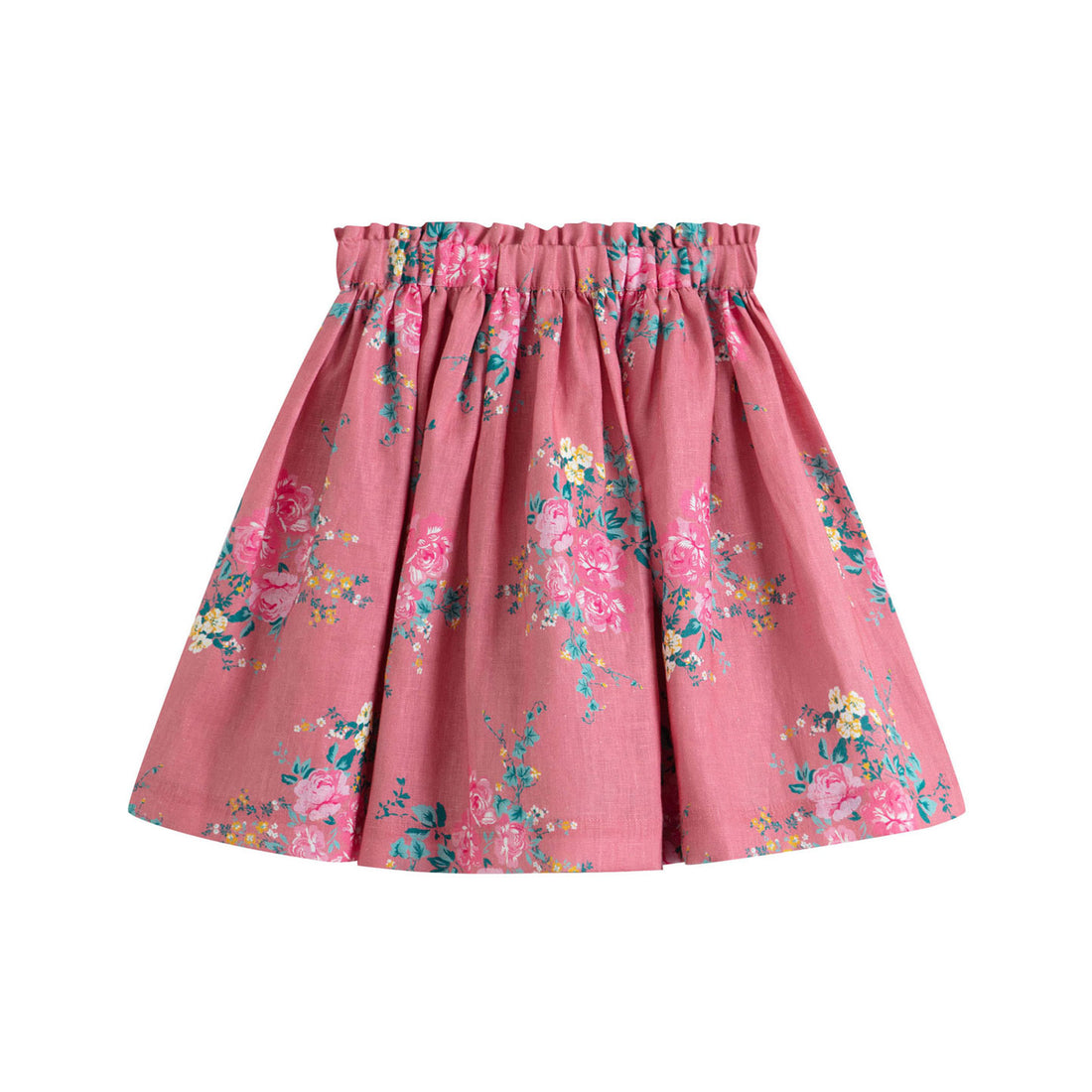 Cera Una Volta Pink Flowers July Skirt