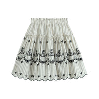 Cera Una Volta Black Stripes Tatiana Skirt
