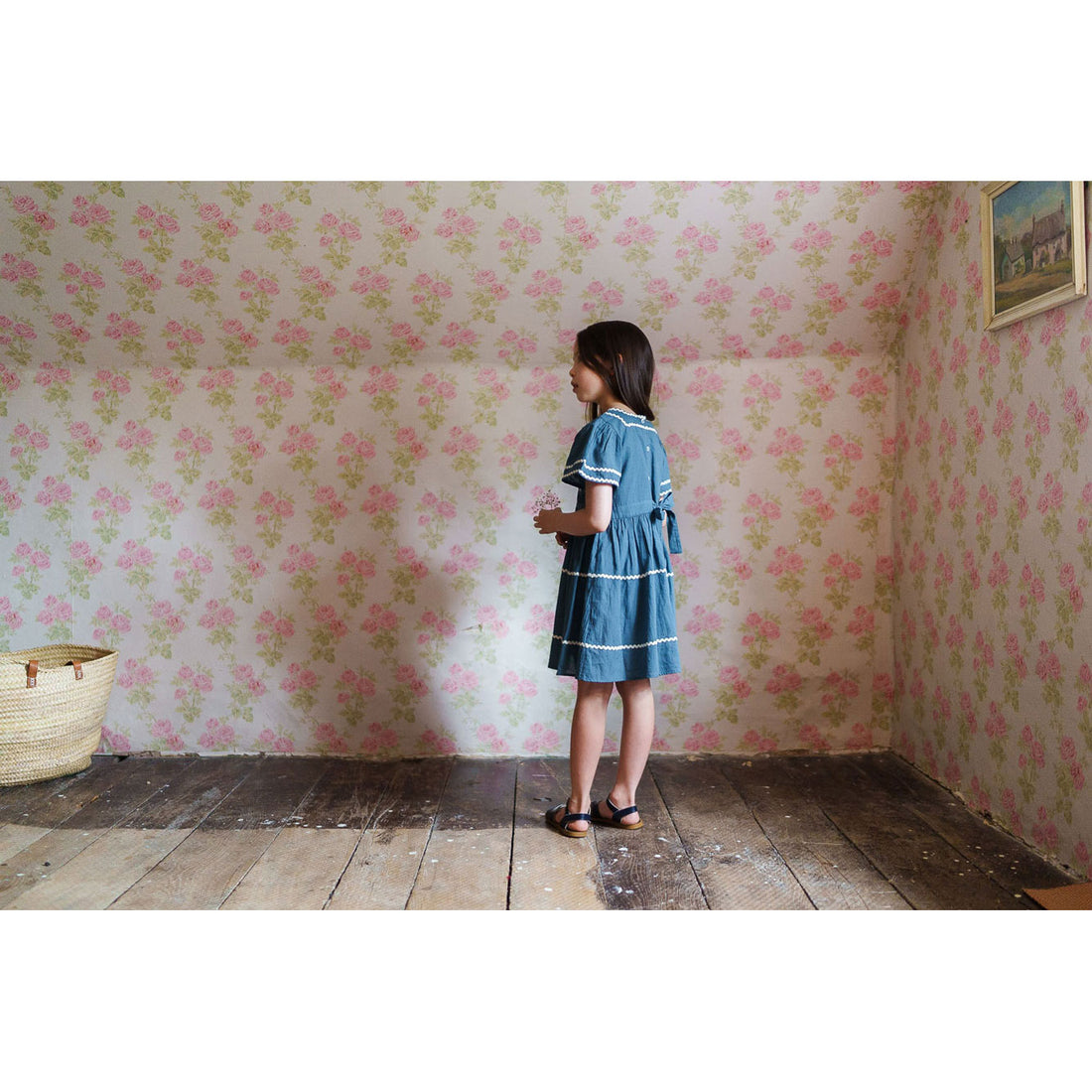 Little Cotton Clothes Pier Blue Penelope Smocked Dress