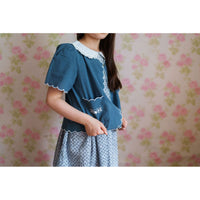 Little Cotton Clothes Pier Blue Flora Jacket