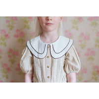 Little Cotton Clothes Double Layer Collar