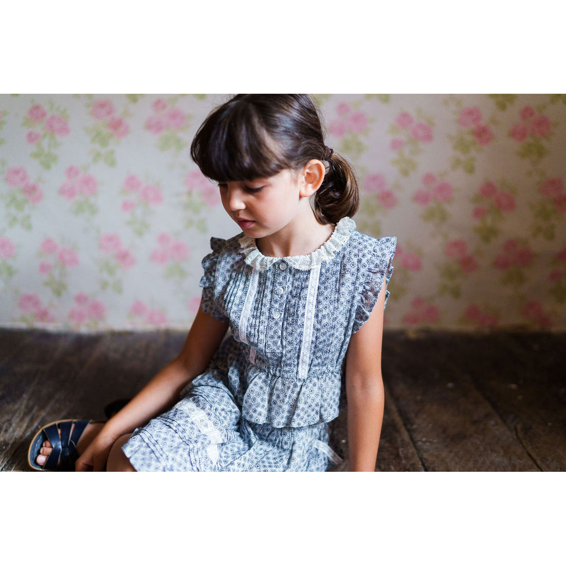 Little Cotton Clothes Tenby Floral Freya Blouse