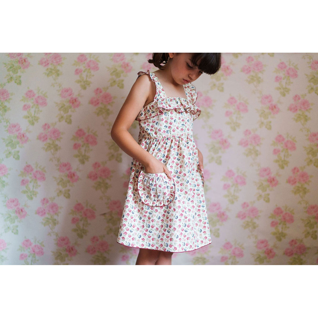 Little Cotton Clothes Sundae Floral Sandy Dress