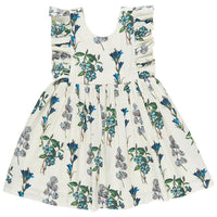 Pink Chicken Blue Botanical Marceline Dress