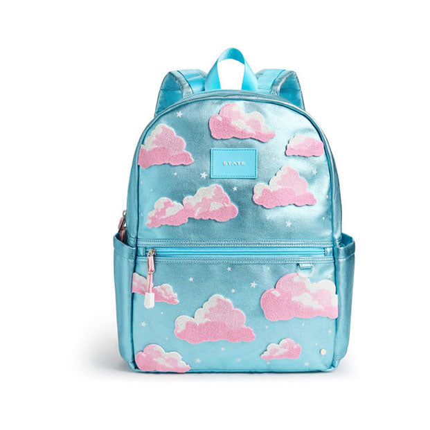 State Bags Blue Rainbow Cloud Kane Backpack