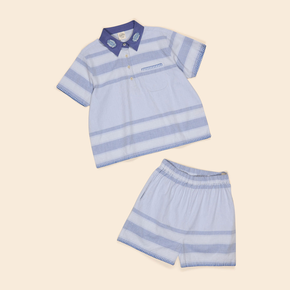 Apolina Summerhouse Stripe Sullivan Shorts Set
