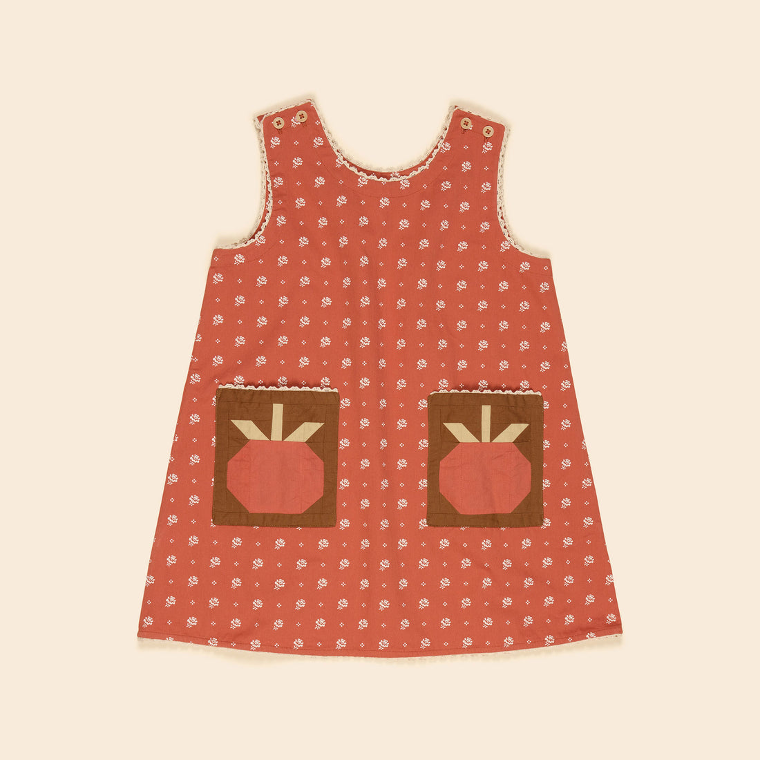 Apolina  Mountain Calico Jam Suzi Apple Patch Overdress
