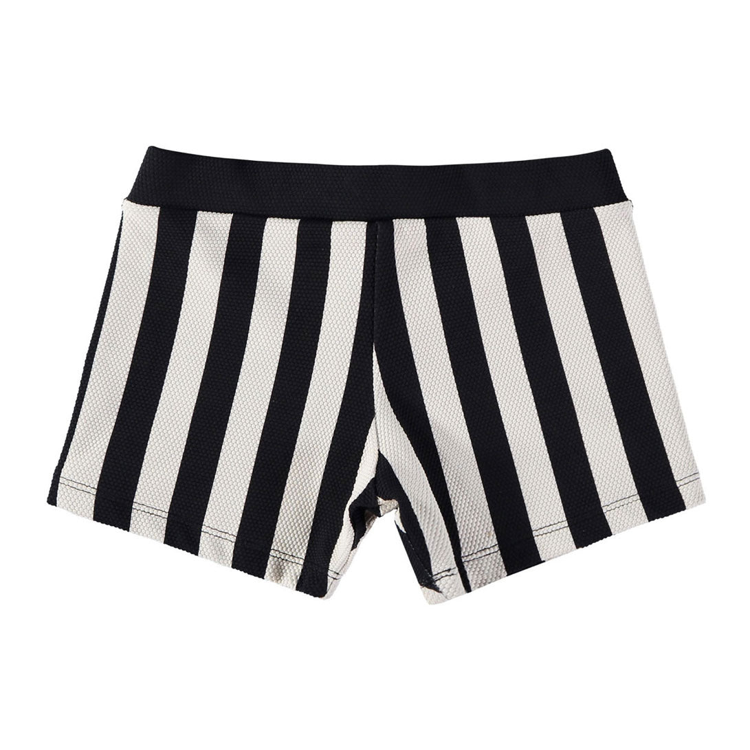 Little Creative Factory Black Striped Bathing Shorts