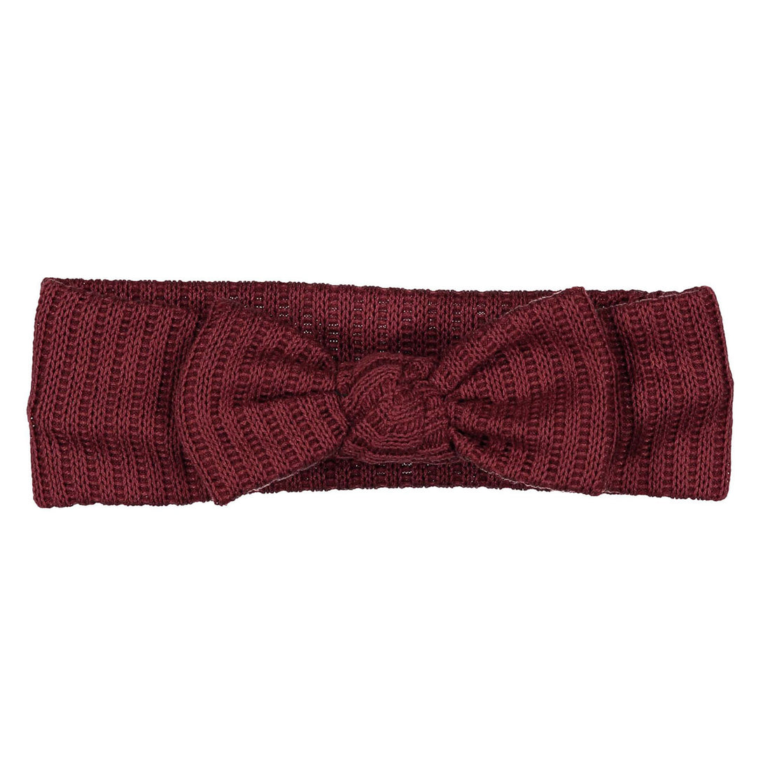 Knot Hairbands Burgundy Sweater Headwrap