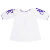 Pink Chicken Gardenia White Embroidery Ava Dress