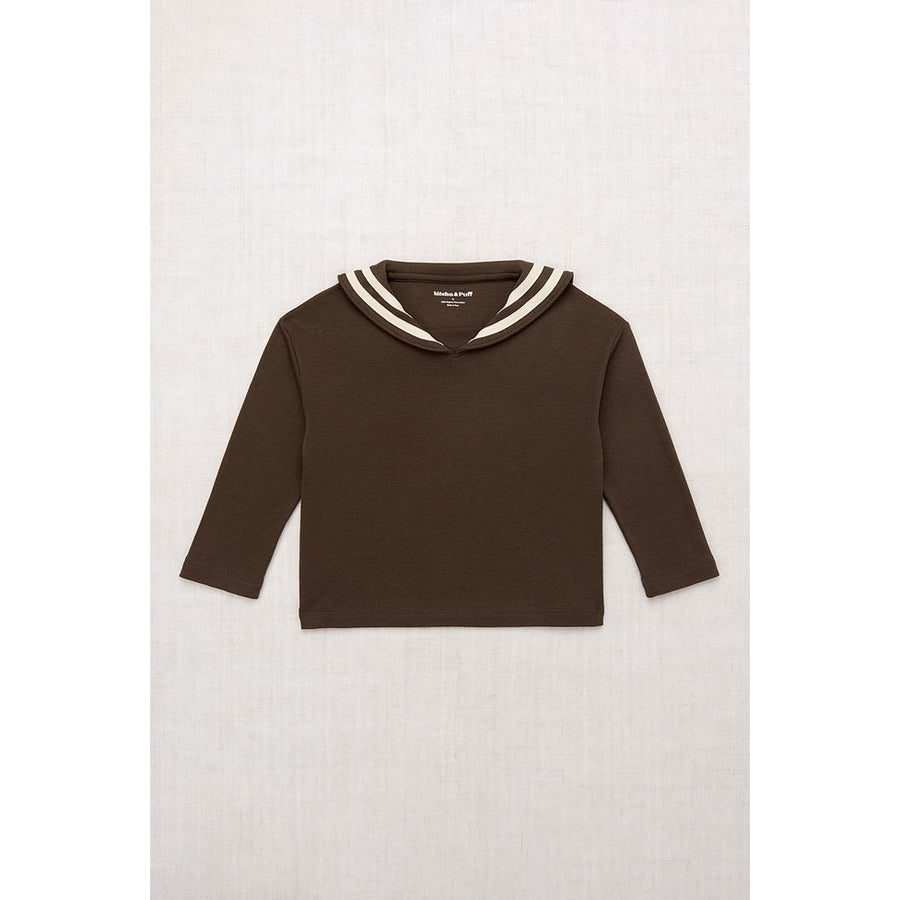 トップス Misha and Puff Sailor Top MOONLIGHT 2Y Misha and Puff Bark Sailor Top – Ladida