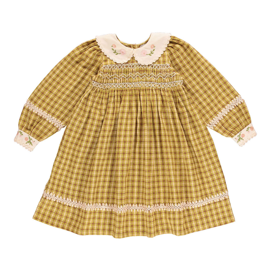 Bebe Organic Nostalgic Green Saphira Dress