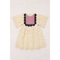 Misha and Puff  Snowglobe Confetti Scallop Bib Dress