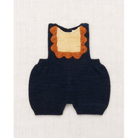 Misha and Puff Ink Scallop Bib Romper