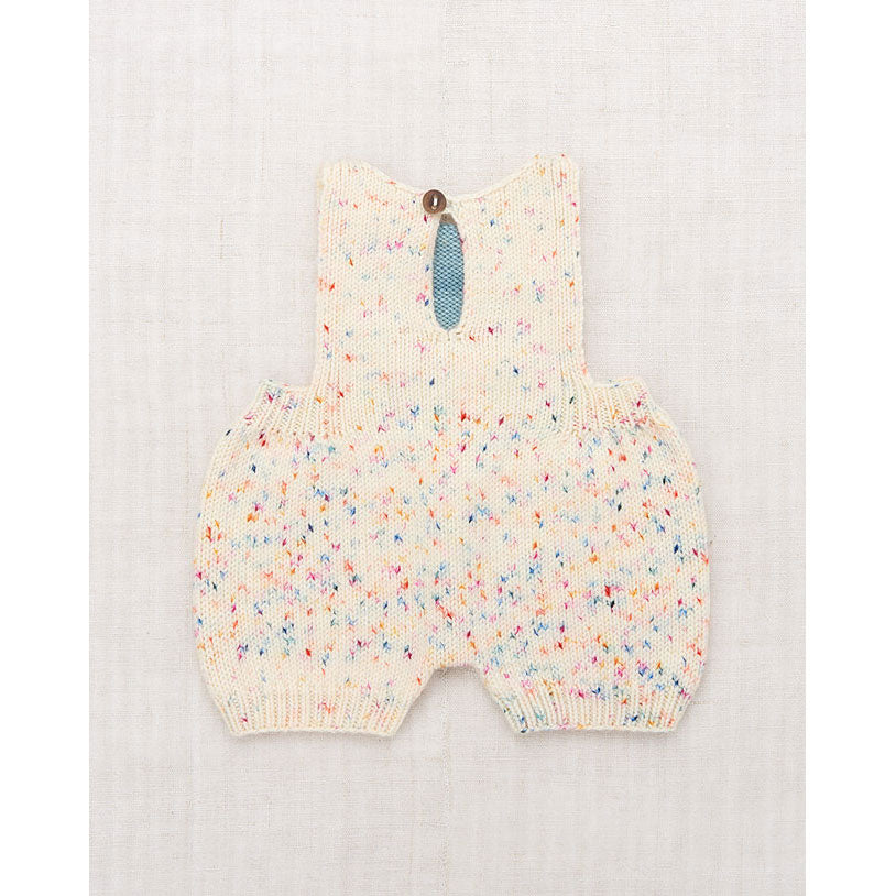 Misha and Puff Lollipop Confetti Scallop Bib Romper