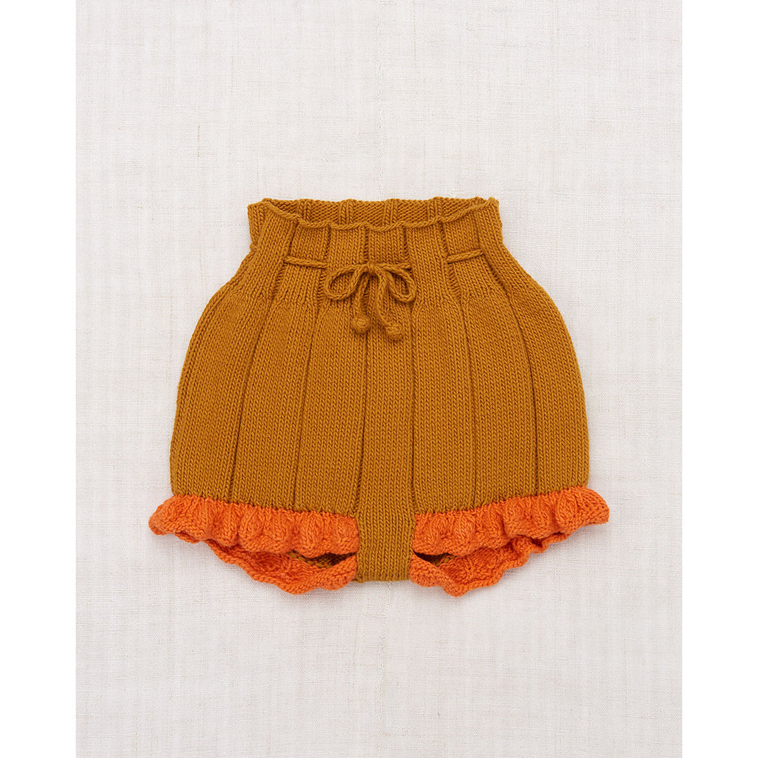 Misha and Puff Marigold Scallop Hem Shorts