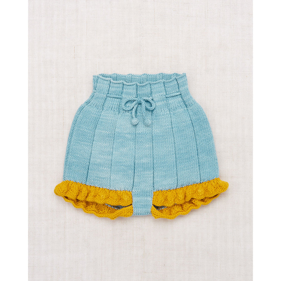 Misha and Puff Sky Scallop Hem Shorts