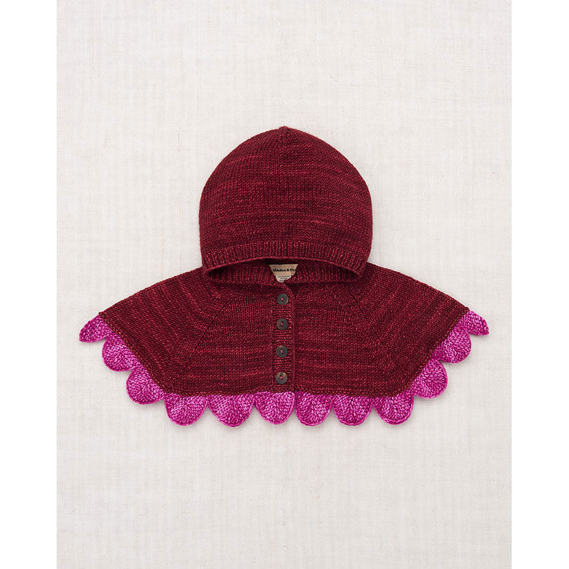 Misha and Puff Cranberry Scallop Riding Hood