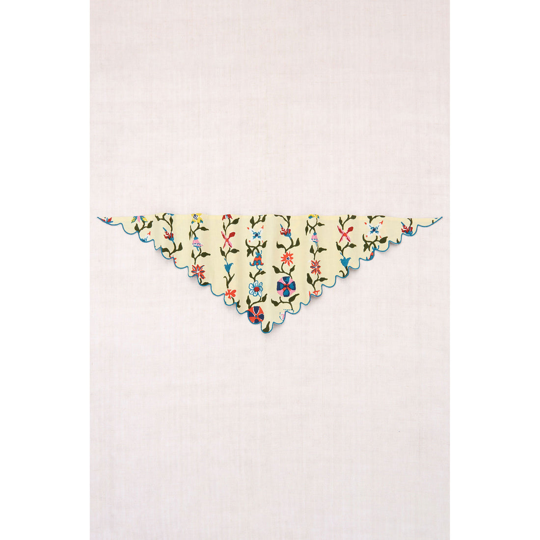 Misha and Puff Alabaster Botanica Scallop Scarf