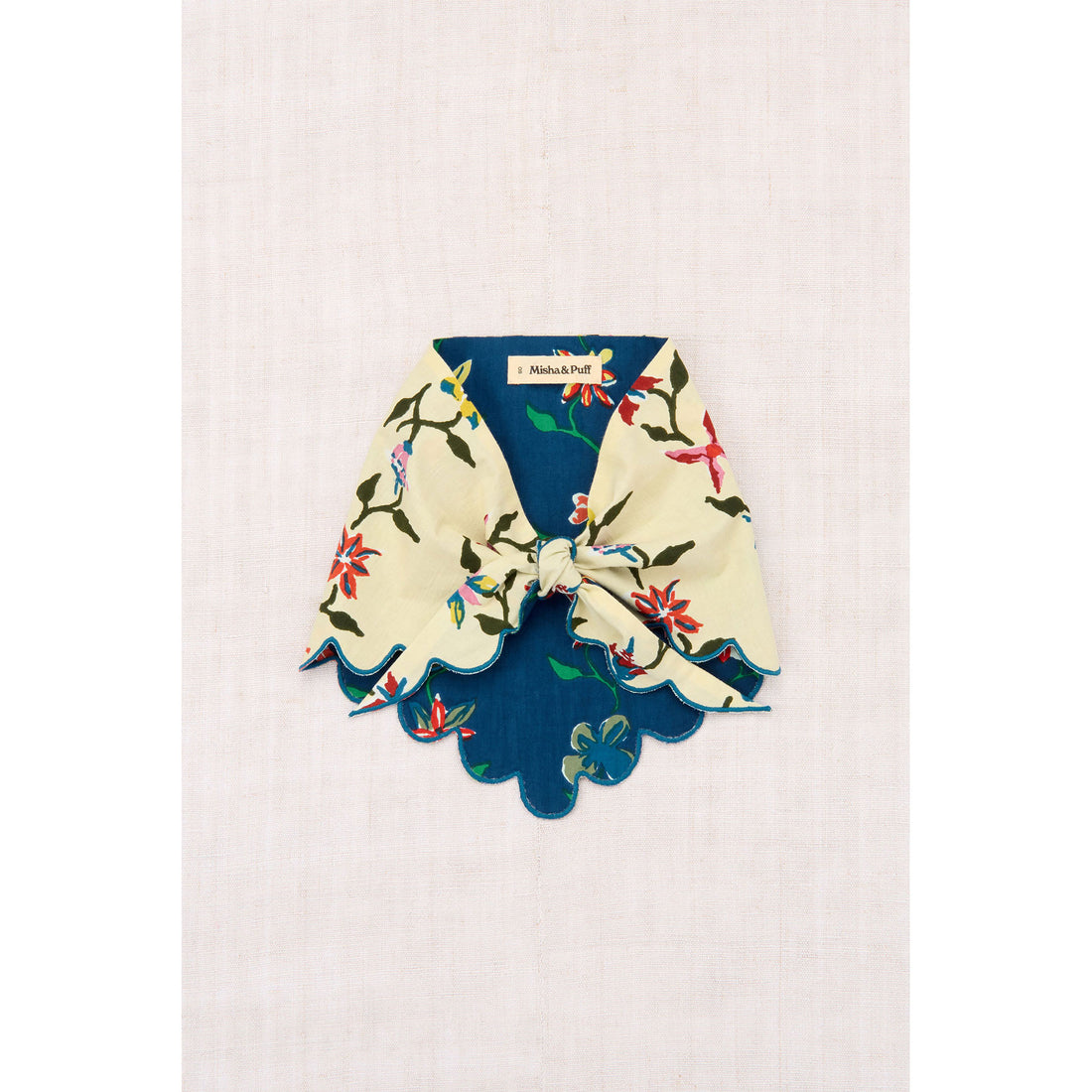 Misha and Puff Alabaster Botanica Scallop Scarf