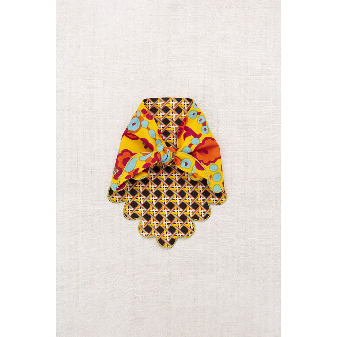 Misha and Puff Mango Playground Scallop Scarf
