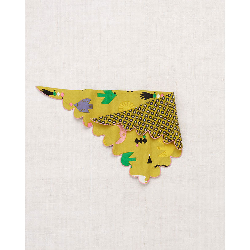 Misha and Puff Pistachio Daleyden Fete Scallop Scarf