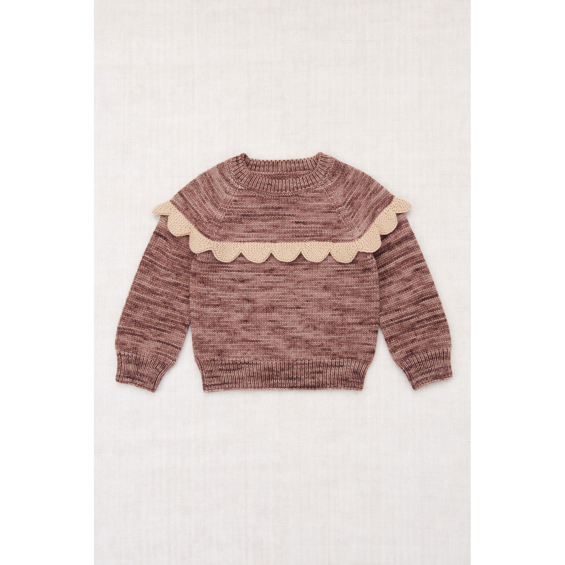 Misha and Puff Affogato Scallop Yoke Sweater